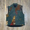 Ralph Lauren Polo Sport Gilet Equestrain Quilted Vest, Green, Mens Large