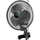 VIVOSUN AeroWave A6 6-Inch Clip-on Fan, Patented Portable Indoor Fan with Clip, 2-Speed Adjustment, Cord, Strong Airflow but Low Noise, and Fully-Adjustable Tilt for Grow Tent, Black