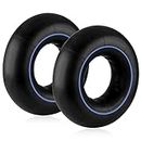 Vypart 20x8.00-8 Heavy Duty Inner Tubes With Straight TR-13 Threaded Brass Valve Stems,Universal fit for Lawn Mowers Tractors Garden Trailer Tires 2Pack