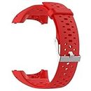 Straps Compatible with Polar M400 / M430 Strap, Adjustable Wristband Silicone Sport Band for Polar M400 / M430 Smart Watch (Red)