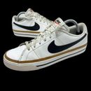 Nike Court Legacy Shoes MEN 10.5 / EU 44.5 White Desert Leather Athletic Sneaker