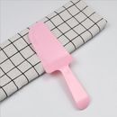 Light Pink Plastic Disposable Serrated Cake Knife for Girl Baby Shower Party