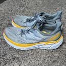 Zapatos Hoka One One para mujer 7,5 B gris correr caminar atletismo logotipo