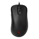 BenQ Zowie EC1-C Ergonomic Gaming USB Mouse for Esports |Weight-Reduced | Paracord Cable & 24-Step Scroll Wheel for More Personal Preference| Driverless | Matte Black Coating | Large Size