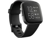 Smartwatch - Fitbit Versa 2, Negro carbón, GPS, Sumergible,
