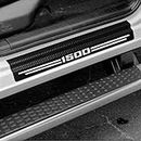 Car Accessories Carbon Fiber Door Sill Scuff Protector Auto Door Entry Guard Scratch Shield Car Door Sill Sticker for Dodge Ram 1500 2012-2024 Auto Accessories (1500, White)