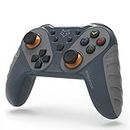 EvoFox Elite Ops Wireless Gamepad for Google TV and Android TV | 8+ Hours of Play Time | Zero Lag Connectivity Upto 12 Feet | USB Extender for TV Included | (Dusk Grey)