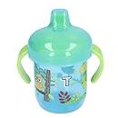 Infant Sippy Cup Portable Cartoon Animal Pattern Baby Spill Proof Trainer Cup Regalo de Cumplea?os 260ml,Sippy Cup, Gripper Sipper Cups para ni?os y ni?os Peque?os(Azul)