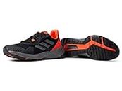 adidas Mens Terrex Soulstride Trail Running Shoes Black/Grey/Solar Red 11