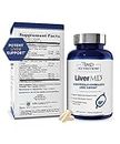 1MD LiverMD - Liver Support Supplement | Siliphos Milk Thistle Extract - Highly Bioavailable, for Liver Support | 60 Capsules