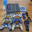 PS4 Call of Duty Black Ops III 3 Limited Edition 1TB Console LOT REAdDESCRIPTION