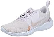 Nike Womens Flex Experience Run 10 Champagne/Light Violet/White/Metallic Red Running Shoe - 4 UK (CI9964-600)