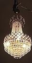 PRMOAGEN® PCL-1518 Jhumar Chandelier Ceiling Lamp 300mm Glass Crystal Big Size Jhumar Ceiling Light for Living Room/Hall/Bed Room etc