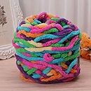 Storage Bag 100g/ball Chunky Wool for Knitting Crochet Hand Knitting Yarn Bulky Crochet Worested for Blanket DIY Craft Multicolour