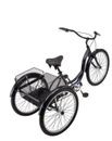 Schwinn Mackinaw Men's/Women's 26" Adult Tricycle with Basket, Single Speed, Blu