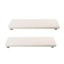 NiuYichee 2 PCS Bathroom Sink Vanity Trays(8.66" * 3.15"), Diatomaceous Earth Coasters, Kitchen Soap Tray, Water Absorbing Stone Used for Hand Soap & Plants and Cosmetic Bottles in The Modern Home