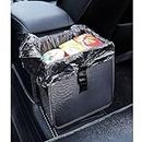 Bolsa de basura para colgar en el coche, impermeable, con capacidad de 1,85 galones, color negro Powertiger