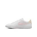 Nike Girls Court Legacy Sneakers White/Pink Size 5