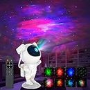 HB PLUS Astronaut Galaxy Light Projector - Space Buddy Projector Night Light for Bedroom with Remote Control and Timer - Astro Alan Star Ceiling Projector for Kids and Adults