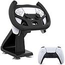 PS5 Gaming Racing Wheel, Meagadream Steering Wheel with4 Table Suction Cup for Sony Playstation 5 Dualsense Controller (Controller Not Included)