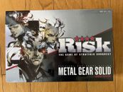 Juego de Mesa RISK Metal Gear Solid Edición Limitada Nuevo Sellado de Fábrica MGS FUERA DE IMPRENTA