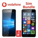Microsoft Lumia 640, 650 schwarz Vodafone 16GB Windows Smartphone SIM Karte Konvolut