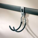 Rubbermaid FastTrack® Utility Hook FG5E10FTSNCKL Steel in Gray | 3 H x 9.7 W x 6.8 D in | Wayfair 1784461