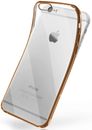 Hülle für Apple iPhone 6s / iPhone 6 Silikon Schutzhülle Transparent Chrom Case