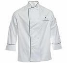 MixStuff Men's White Full Sleeves Medium Chef Coat's (Chef Jacket) Industrial & Scientific/Work Utility & Safety Clothing