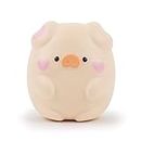 Anboor 4.3" Squishies Toy Shy Pig Kawaii Soft Squishies Animals Toy Slow Rised Squeeze Piggy Squish Stress Relief for Kid Adult Toys