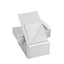 UK SUPPLIES Limited 10 Bubble Padded Envelopes 100x165mm with Peal & Seal Ideal for Secure Packaging, Mailing Goods | Padded Envelope | Bubble Envelopes (White, 100x165mm)