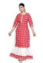 Aishani Superior Women Kurta Sets by Bow Boutique by FLORAL'S (Medium, Red)