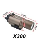 SOTAC WADSN X300 taktische Airsoft Taschenlampe Taschenlampe 400 Lumen in schwarz Surefire