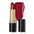 Revlon Lipstick, Super Lustrous Lipstick, Creamy Formula For Soft, Fuller-Looking Lips, Moisturized Feel, 810 Uncut Ruby, 0.15 oz/ 4.2g