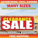 CLEARANCE SALE Advertising Banner Vinyl Mesh Sign discount retail 30 40 50 % off