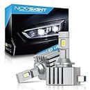 NOVSIGHT D3S LED Lampadina 16000ML LED Automotive Light Bulb, Ultra High Performance 70W 600% White Automotive Headlight, 100% lampadina di ricambio per kit alogeni e OEM Xenon.