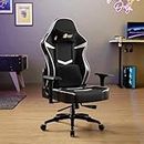 Green Soul® | Monster Ultimate Series S | Multi-Functional Ergonomic Gaming & Office Chair | Premium Spandex & PU Leather Fabric | Adjustable Neck, Lumbar Pillow | 4D Adjustable Armrests (Black White)