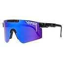 P-V Polarized Cycling Sunglasses for Men Women Youth UV400 Polarized Sunglasses for Riding Fishing Running Sports (H05)