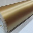 tuf-kote® Gold Chrome Brushed Finish Vinyl Wrap for Car Bike Fridge Mobile Self-Adhesive Self-Adhesive Sticker [24 x 12 Inches]