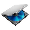 PIONEER External Blu-ray Drive BDR-XD08S USB 3.2 Gen1 (USB Type-C) / 2.0 Slim Portable BD/DVD/CD Writer Silver