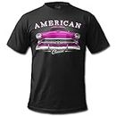 GTO Clothing Men's 1952 Mainline American Classic Car T-Shirt, L, Pink