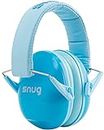 Snug Kids Ear Protection - Noise Cancelling Sound Proof Earmuffs/Headphones for Toddlers, Children & Adults (Aqua)