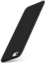 MoEx® Cover ultra-sottile compatibile con iPhone 6S / iPhone 6 | rigida/anti-graffio, Nero metallico