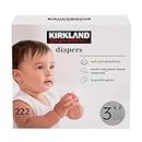 Kirkland Signature Diapers with Exclusive Health and Outdoors Wipes (3 (16-28 lb/7-13 kg))