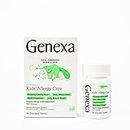 Genexa Kids' Allergy Care | Non-Drowsy, Homeopathic Decongestant & Allergy Medicine Relief for Children | Delicious Organic Acai Berry Flavor | 60 Chewable Tablets