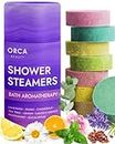 Shower Steamers Aromatherapy 8 Shower Bombs Tablets - Infused with Lavender Essential Oils - Birthday Gifts for Women - Mother's Day Gift Ideas