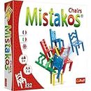 Trefl - Mistakos Sedie - Gioco di abilità per la famiglia, Chairs Social Game, Torre di costruzione divertimento per tutta la famiglia, per adulti e bambini oltre 5 anni, 02321
