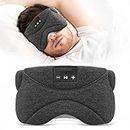 Bluetooth Sleep Mask, Flashmen Sleeping Headphones Eye MaskWireless Bluetooth Sleep Headphones Stereo Sleep Washable Eye Mask with Headphone Speaker Mic