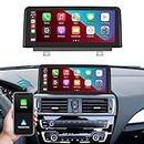 Ninetom Car Stereo 10.25 Inch IPS Touch Screen for 2011-2016 BMW 1/2 Series F20 F21 F22 F23 NBT, Car Radio GPS Navigation for Car Built-in DSP, Support Wireless CarPlay Android Auto Mirrorlink