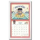 LANG Contemporary Wall Calendar Frame - White, large